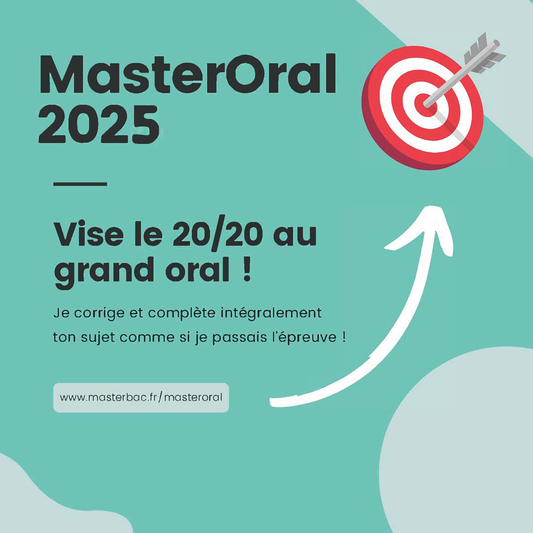 MasterOral BAC 2025 (Physique-Chimie - Maths) - MasterBac